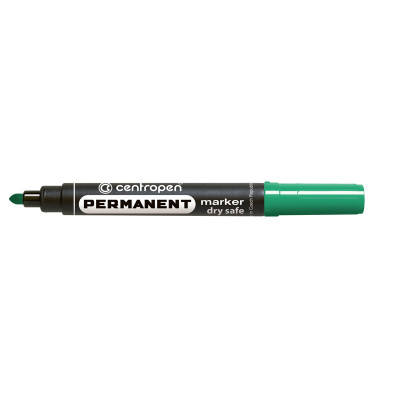 Маркер Permanent Dry Safe 8510 2,5 мм круглый зел. - 8510/04 Centropen