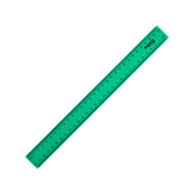 Лінійка пластикова, 30см, зелена - D9800-02 Axent