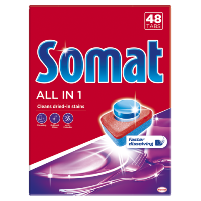 Таблетки для посудомийних машин SOMAT All in one 48 шт/уп - sm.47975 Maxi