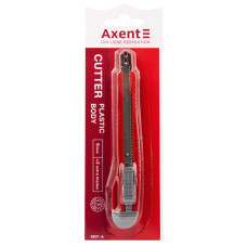 Нож канцелярский Axent 6601-A, с металлическими направляющими, лезвие 9 мм
