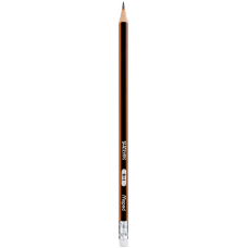 Олівець графітовий BLACK PEPS B, з гумкою