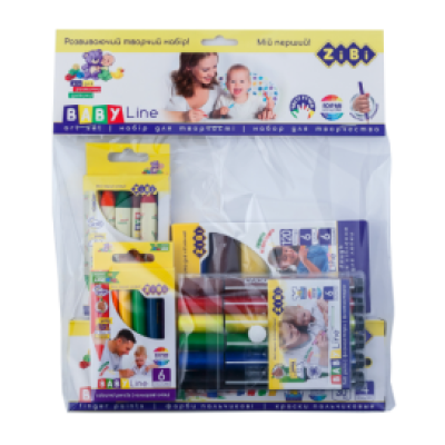 Набор подарочный для детского творчества в прозрачном пакете, Baby Line - ZB.9951 ZiBi