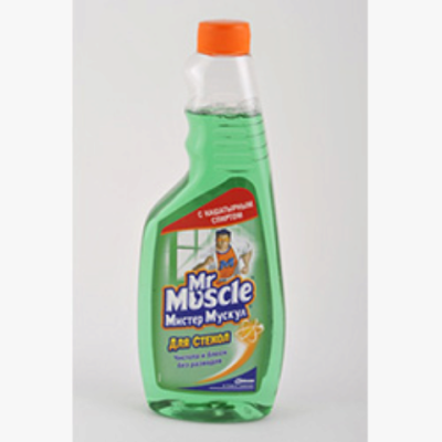 Засіб чист. дскла професіонал Містер Мускул змінна пляшка 500мл зелений - w.00160 БЫТОВАЯ ХИМИЯ И ГИГИЕНА