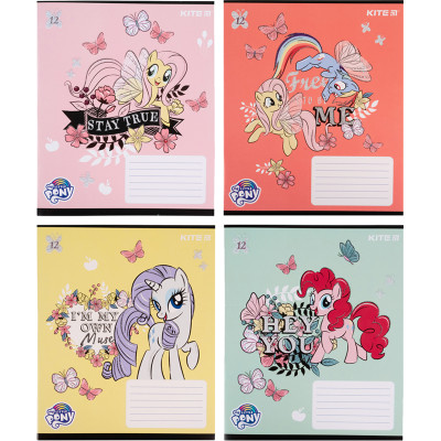 Тетрадь школьная Kite My Little Pony LP21-234, 12 листов, в линию LP21-234