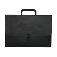 Портфель, JOBMAX, A4, пластик 700 мкм, чорний