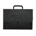 Портфель, JOBMAX, A4, пластик 700 мкм, чорний - 19830 Buromax