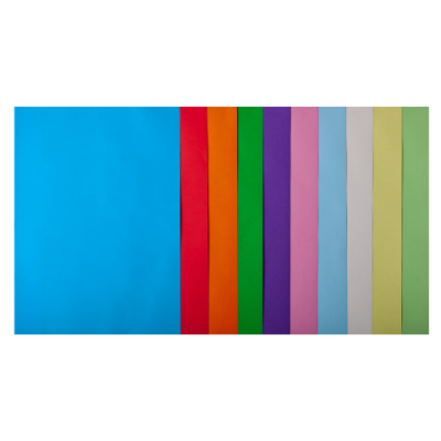 Набор цветной бумаги PASTEL+INTENSIVE, 10 цв., 50 л., А4, 80 г/м² - BM.2721650-99 Buromax