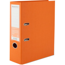 Папка-регистратор Axent Prestige+ 1722-12P-A, двусторонняя, A4, 75 мм, разобранная, оранжевая