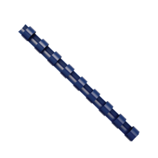 Пружины пластиковые d 14 мм, круглые, сшивают 81-100 листов А4, синие
