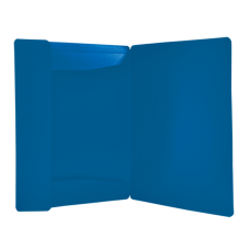 Папка на резинках, JOBMAX, А4, непрозр. пластик, синяя