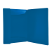 Папка на резинках, JOBMAX, А4, непрозр. пластик, синяя - BM.3911-02 Buromax