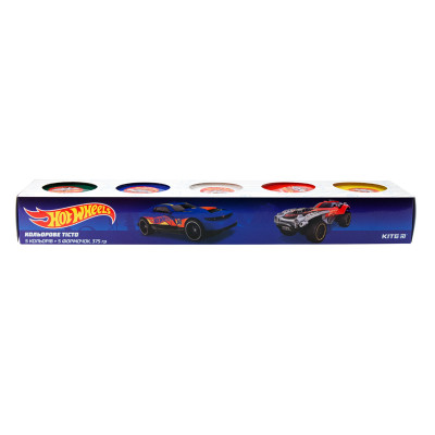 Цветное тесто для лепки, 5*75г Kite Hot Wheels HW19-152 HW19-152