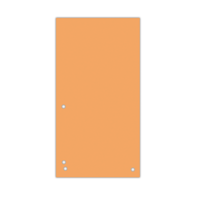 Індекс-розділювач 105х230 мм, 100шт., картон, помаранчевий - 8620100-12PL Donau