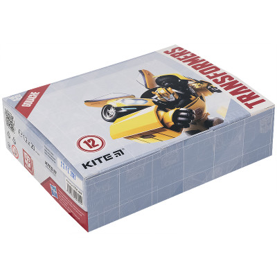 Гуаш Kite Transformers TF21-063, 12 кольорів