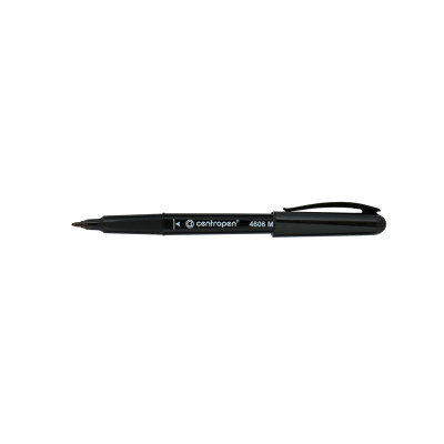 Маркер CD-Pen 4606 ergoline, 1 мм чорний - 4606/01 Centropen