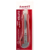 Нож канцелярский Axent 6602-A, с металлическими направляющими, лезвие 18 мм - 01575 Axent