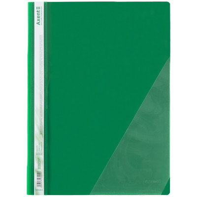 Швидкозшивач з кутовою кишенею, зелений - 1306-25-A Axent
