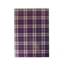 Блокнот на пружине сверху SHOTLANDKA, А4, 48 л., клетка, фиолетовый