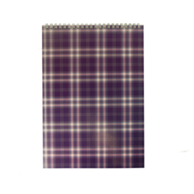 Блокнот на пружине сверху SHOTLANDKA, А4, 48 л., клетка, фиолетовый BM.2460-07