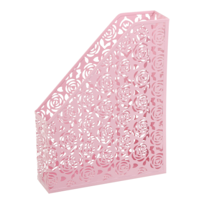 Лоток вертикальний, ROSE, PASTEL, металевий, рожевий - BM.6261-10 Buromax