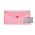 Папка-конверт на кнопці, DL (240x130мм) TRAVEL, червона - BM.3938-05 Buromax