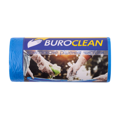 Пакети для сміття  35л50 шт, сині,  500х600мм, 8мкм BuroClean EuroStandart - 10200017 BUROCLEAN
