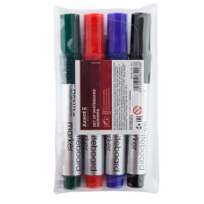 Набір маркерів для дошки 4 кольори Axent 2551-40-A 20шт/уп