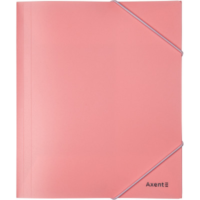 Папка на резинках Axent Pastelini 1514-10-A, А5, розовая - 1514-10-A Axent