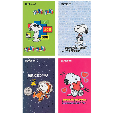 Блокнот-планшет Kite Snoopy SN21-195, A6, 50 листов, нелинованный