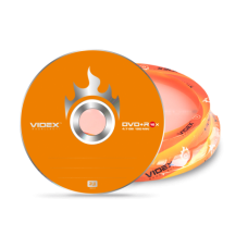 Диск DVD+R, 4.7Gb, 16x, Bulk 10 pcs, VIDEX