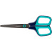 Ножницы Axent Titanium 6306-16-A, 19 см, с прорезиненными ручками, сине-бирюзовые - 6306-16-A Axent