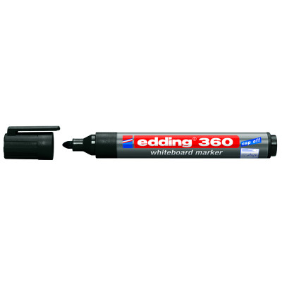 Маркер Board e-360 1,5-3 мм круглый чёрный - e-360/01 Edding
