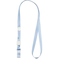 Шнурок для бейджа Axent 4551-03-A із силіконовим кліпом, світло-блакитний