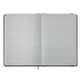 Книга записна PRIMO 125*195, 96 арк., клітинка, обкл. штучна шкіра, сірий - BM.291161-09 Buromax