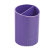 Стакан для письменных принадлежностей SFERIK, круглый, на 2 отделения, фиолетовый - ZB.3000-07 ZiBi