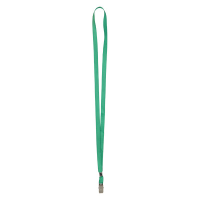 Шнурок для бейджа з металивим кліпом, зелений, 4532 - 4532-04-A Axent