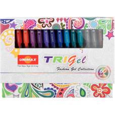 Ручка гелева Trigel Mixed, набір, асорті