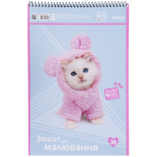 Тетрадь для рисования Studio Pets SP21-243-2, 30 листов