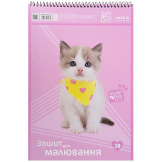 Тетрадь для рисования Studio Pets SP21-243-2, 30 листов