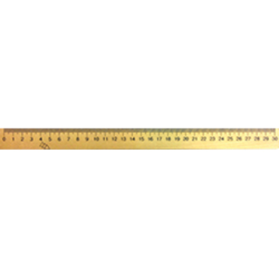 Линейка деревянная 30 см (шелкография) - 103009 МИЦАР
