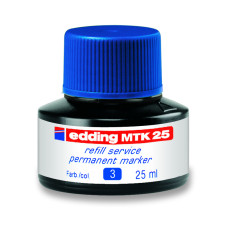 Чернила для заправки Permanent e-MTK25 синие
