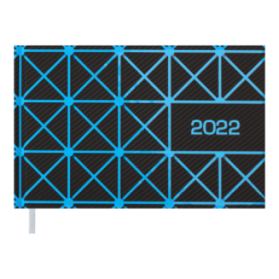 Еженедельник карманный датир. 2022 LINEA, синий