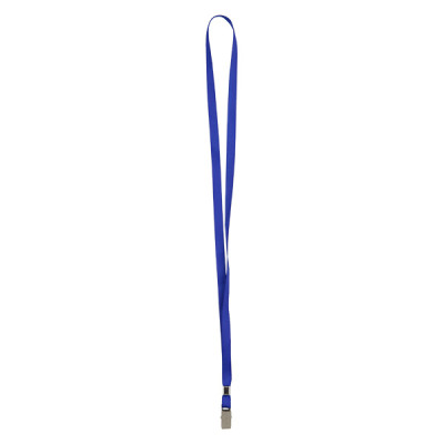 Шнурок для бейджа з металивим кліпом, синій, 4532 - 4532-02-A Axent