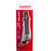 Нож канцелярский Axent 6705-A, с металлическими направляющими, резиновые вставки, лезвие 18 мм - 6705-A Axent
