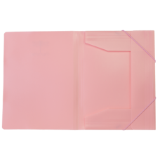 Папка на гумці А4 BM 3954-10 Pastel рожева 120шт/уп