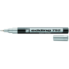 Маркер Paint e-792 0,8 мм тонкий срібний