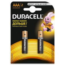 Елемент живлення (батарейка) DURACELL LR3 (AAA) 2штупак