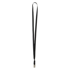 Шнурок для бейджа с металлическим клипом Axent 4532-01-A, чёрный