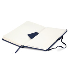 Книга записная Axent Partner Lux 8202-02-A, A5-, 125x195 мм, 96 листов, клетка, твердая обложка, синяя