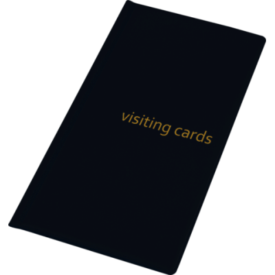 Визитница для 96 визиток, PVC, черная 0304-0005-01